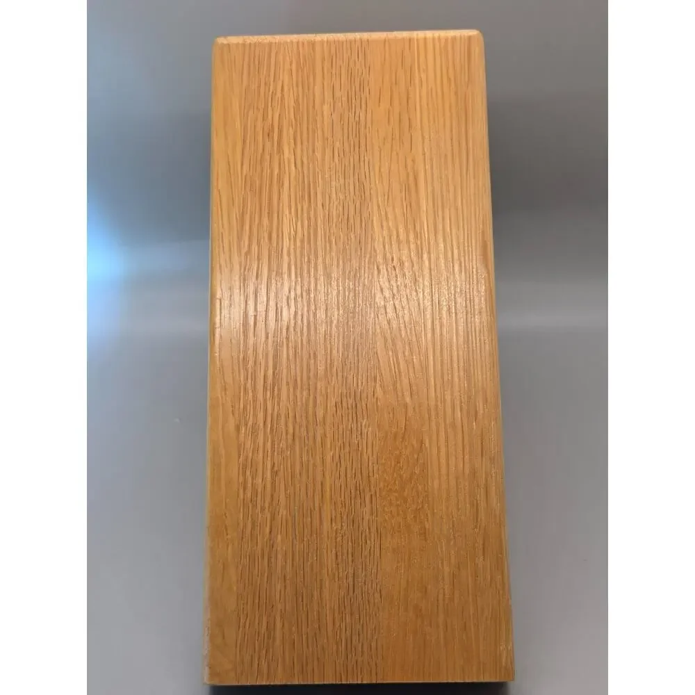 Cutco 7 Slot Knife Block 6 Slots For Knives 1 Hole Oak USA Made Wood Natural